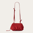 Plis Bag S, red velvet